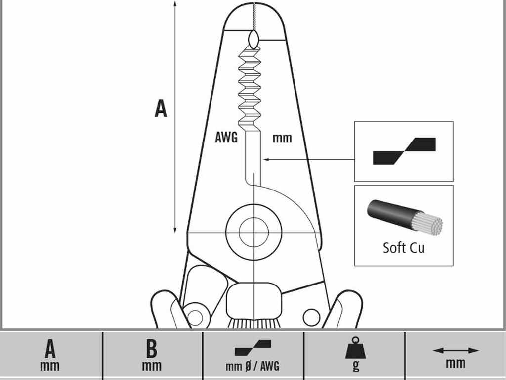 C.K Ecotronic ESD skaltång (0,8 - 2,6 mm (D)) - 2