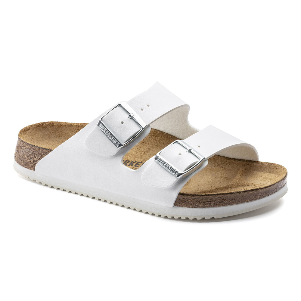 Sandal Arizona Superlauf, ko-Flor, vit, smal bredd, Storlek 40