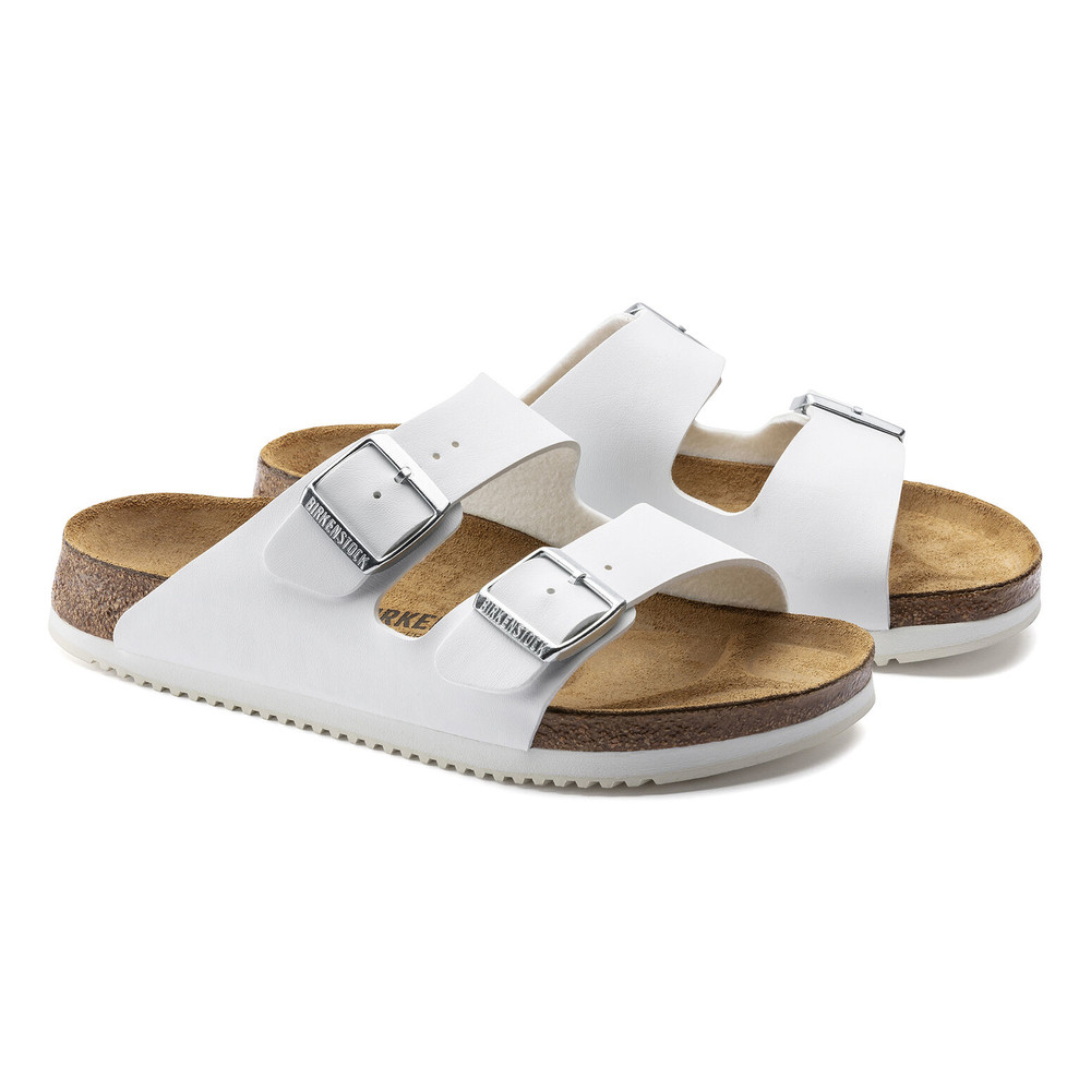 Sandal Arizona Superlauf, ko-Flor, white, narrow width, Size 44 - 4