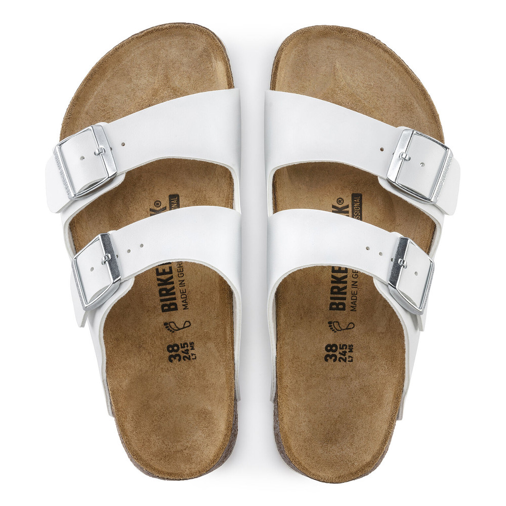 Sandal Arizona Superlauf, ko-Flor, white, narrow width, Size 46 - 3