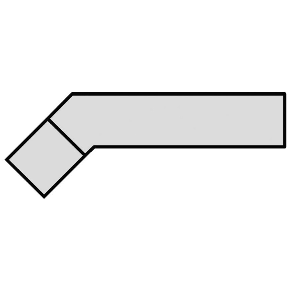 Lödspets serie RTW, mejselformad, RTW 3MS 45°/1,0 x 3 mm, vinklad/MS - 2