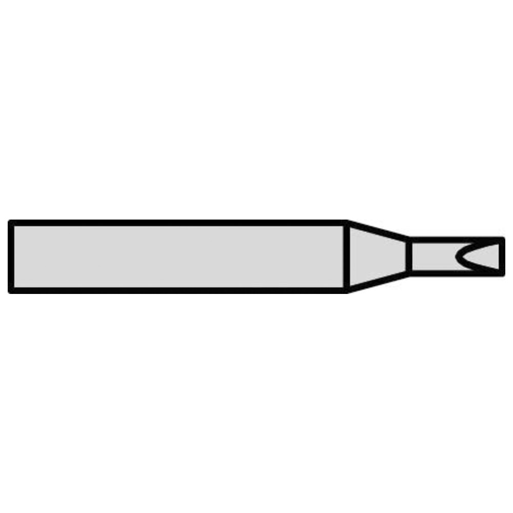 Lödspets serie RTW, mejselformad, RTW 8/1,3 x 0,4 mm, rak - 2