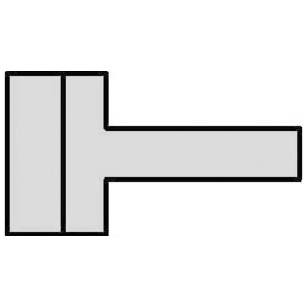 Lödspets serie RTW, mejselformad, RTW 10/1,0 x 10 mm, rak - 2