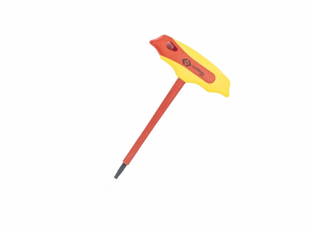 VDE Insulated T-handle Hex Key 3.0mm
