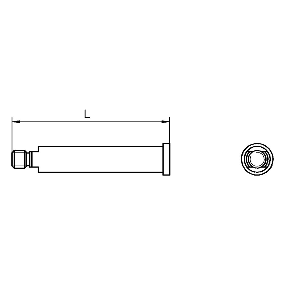 Soldering tip series XT, special shape, XT M4/36 mm, screw-in tip
