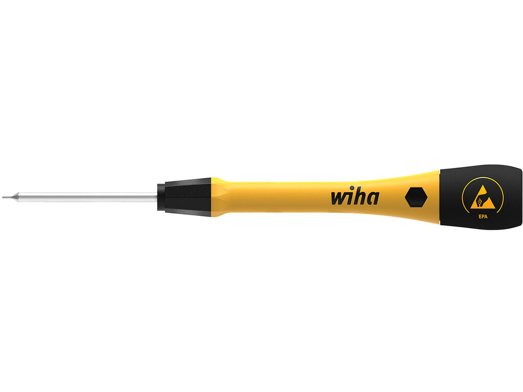 Fine screwdriver PicoFinish® ESD Hex 0,9 x 40 mm