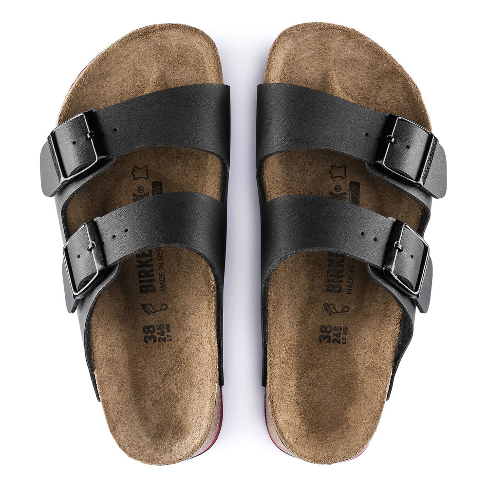 Sandal Arizona Superlauf, ko-Flor, black/red, narrow, Size 36 - 3
