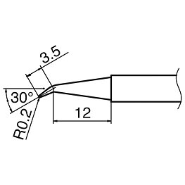 Komposit-lödspets serie T17, J02