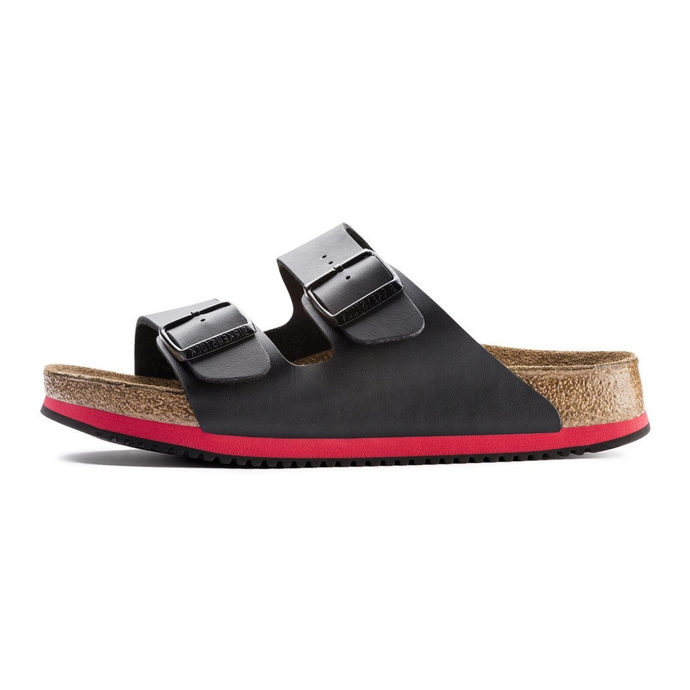 Sandal Arizona Superlauf, ko-Flor, black/red, narrow, Size 47