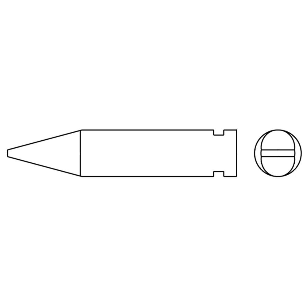 Lödspets serie XH mejselformad, XH D/4,0 x 0,8 mm, rak - 2
