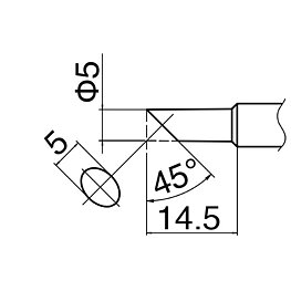 Lödspets serie T18, format C5