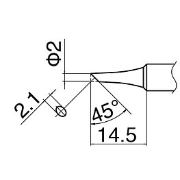 Lödspets serie T18, format CF2
