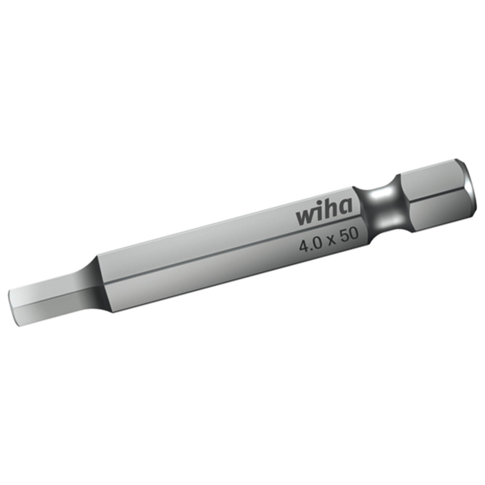 Standard bit, hex, size E 6.3, 1.5 mm, 50 mm