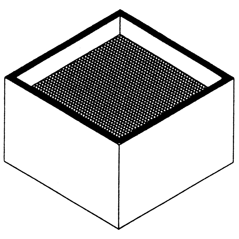 Broadband gas filter, for adhesive vapors