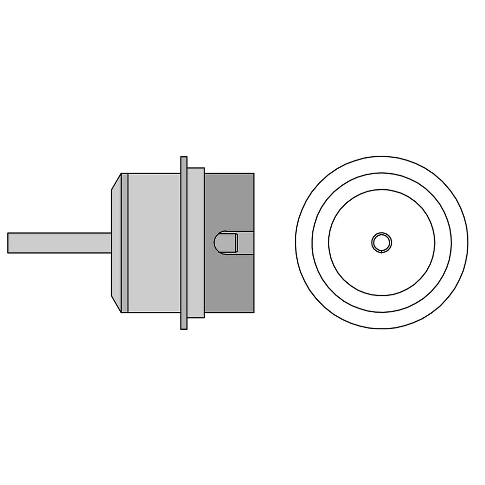 Hot gas nozzle type NR, NR04, 2.5 mm, round nozzle - 2