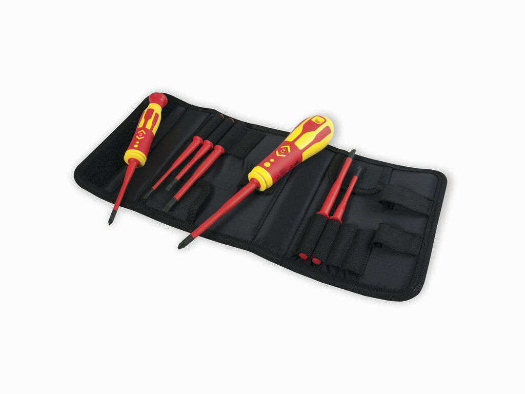 C.K 1000V VDE Interchangeable Slim Bladed Screwdriver Set