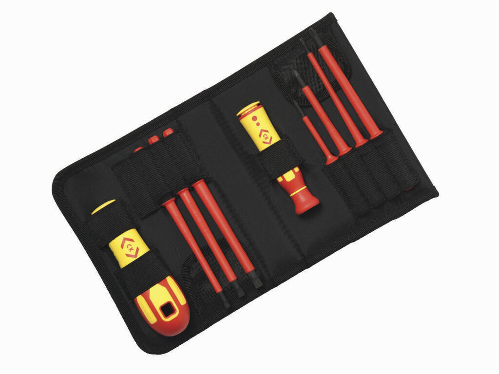 C.K 1000V VDE Interchangeable Slim Bladed Screwdriver Set - 2