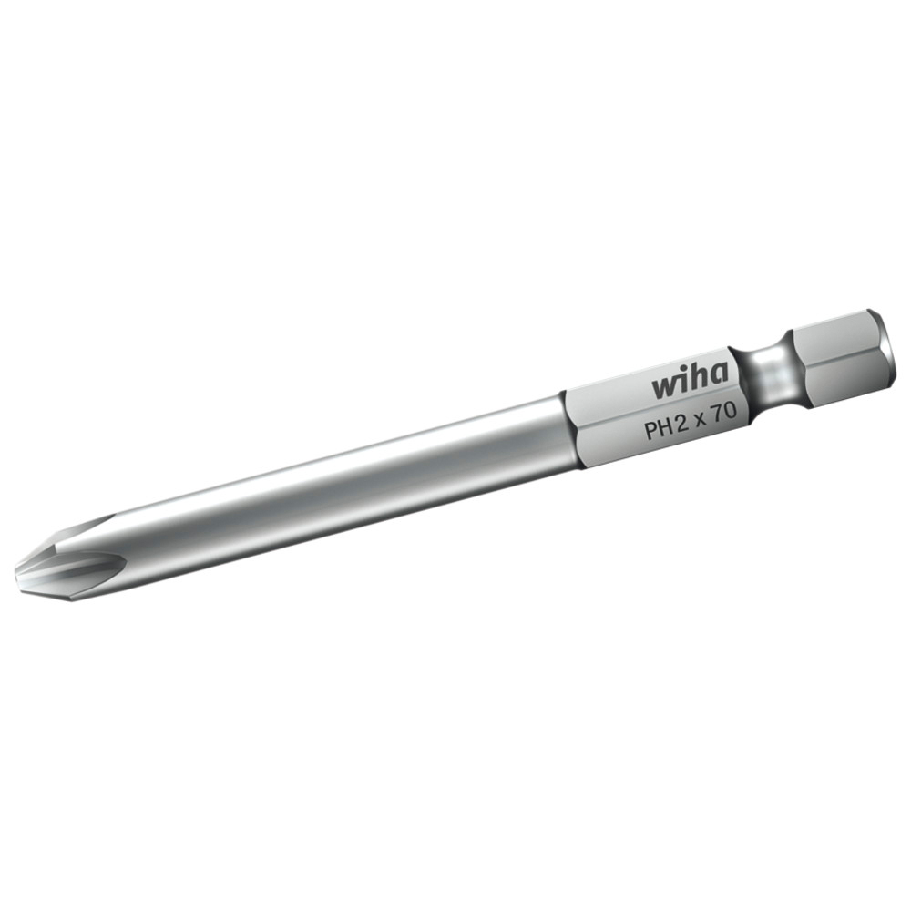 Standard bit, Phillips, size E6.3, PH2, 127 mm