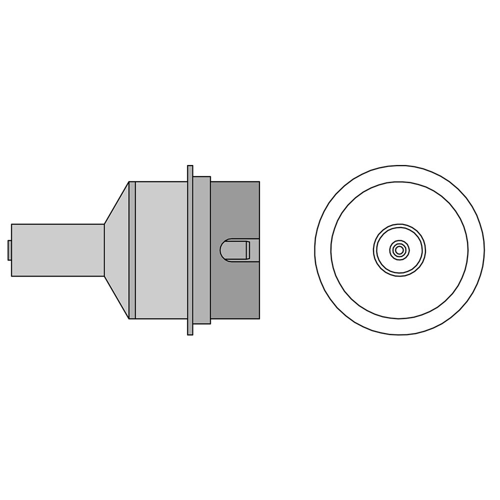 Hot gas nozzle type NR, NRV07, 7.0 mm, hot air nozzle with vacuum - 2