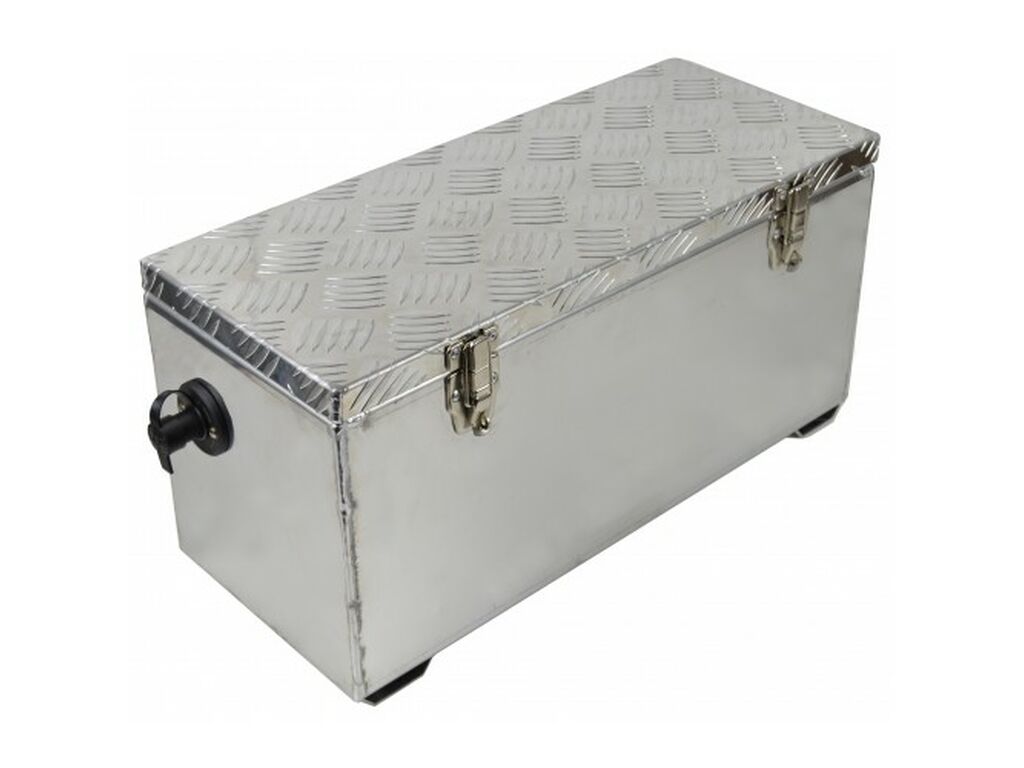 Aluminum battery box inv:360x180x240 mm