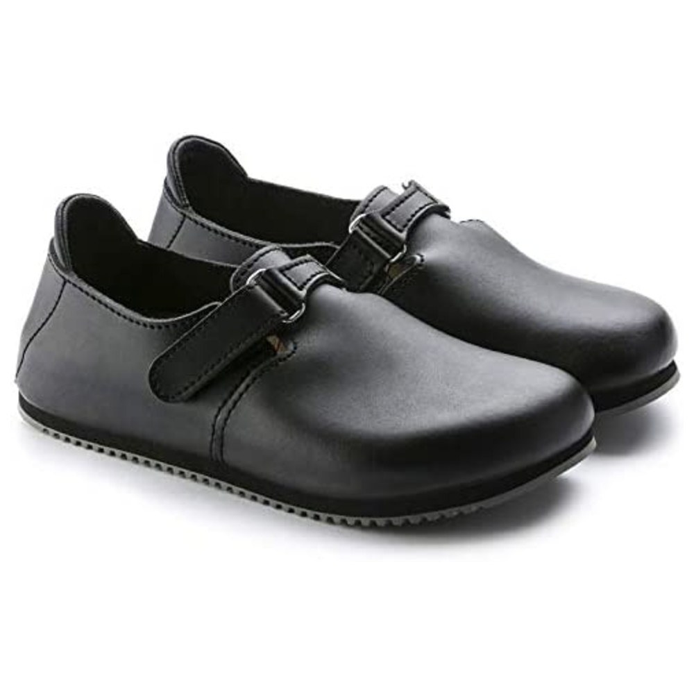 Clog Linz Superlauf, Natural Leather, black, narrow, Size 42 - 4