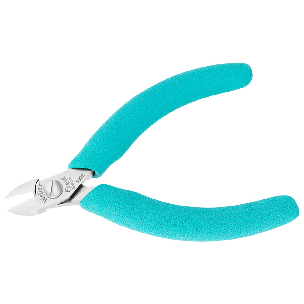 Diagonal cutters 599E, oval, short, robust head