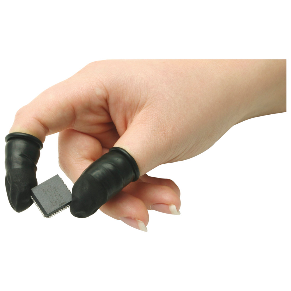Finger cots, conductive, ESD, size L
