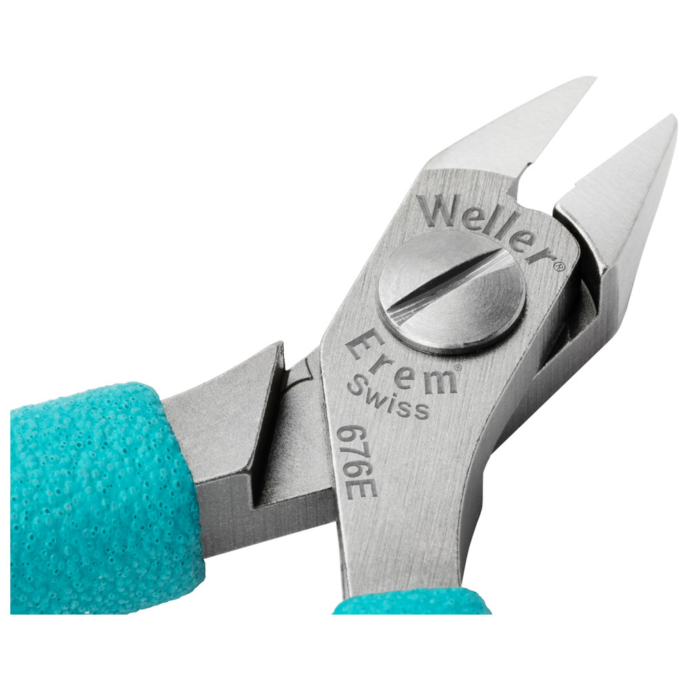 Diagonal cutters 676E, pointed, recessed head, ESD - 2