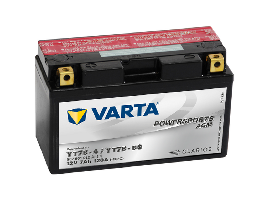 Varta Mc-battery AGM YT7B-BS 12v 7Ah