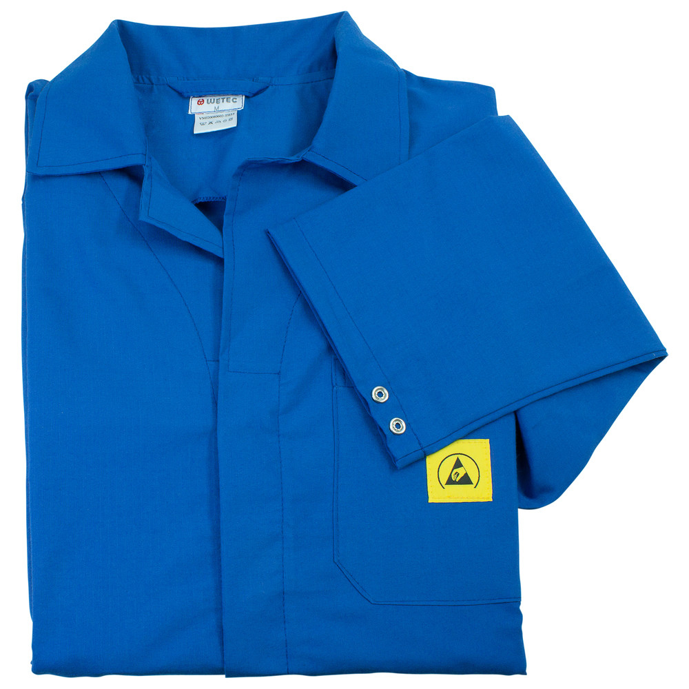 ESD-arbetsrock AM-156, ESD, blå - 3XL - 3XL - 3XL