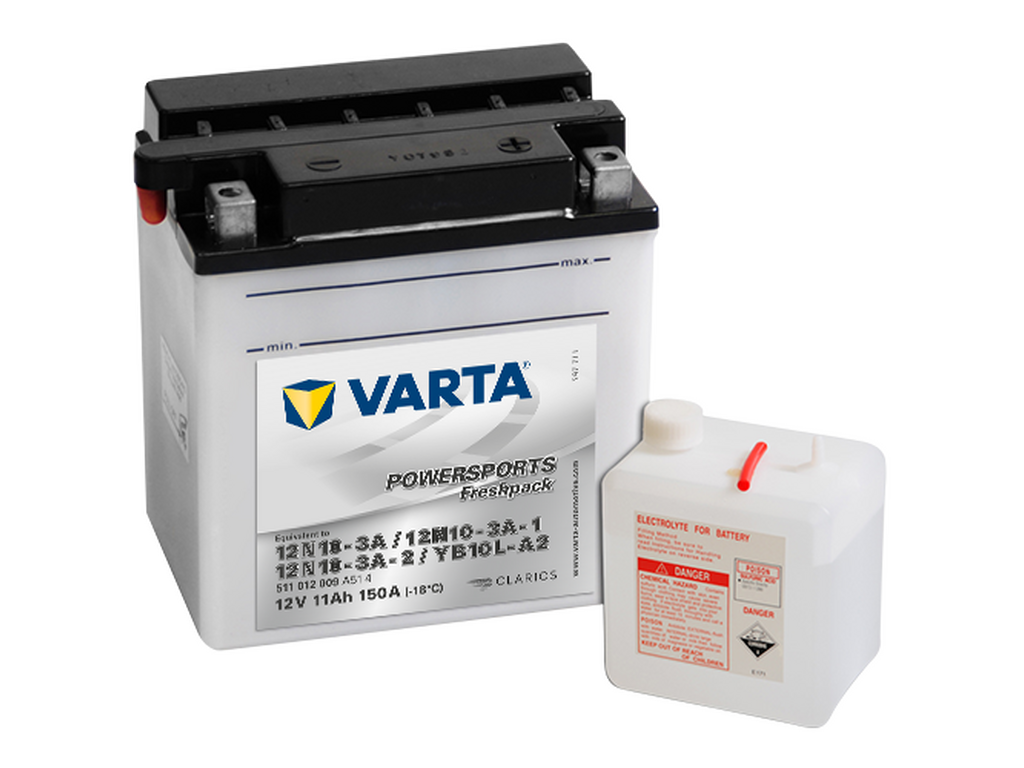 Varta Mc-battery YB10L-A2 12v 11Ah