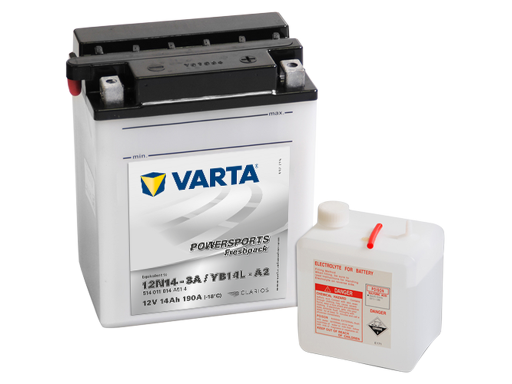 Varta Mc-batteri YB14L-A2 12v 14Ah