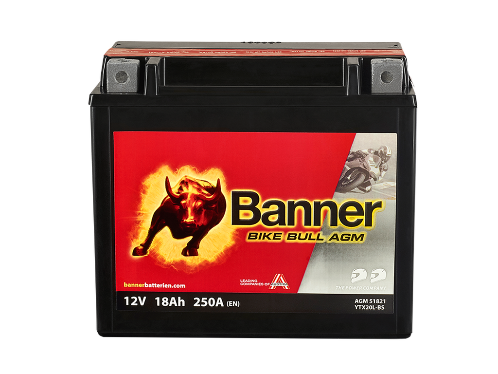 Banner Mc Batteri AGM YTX20L-BS 12V 18Ah