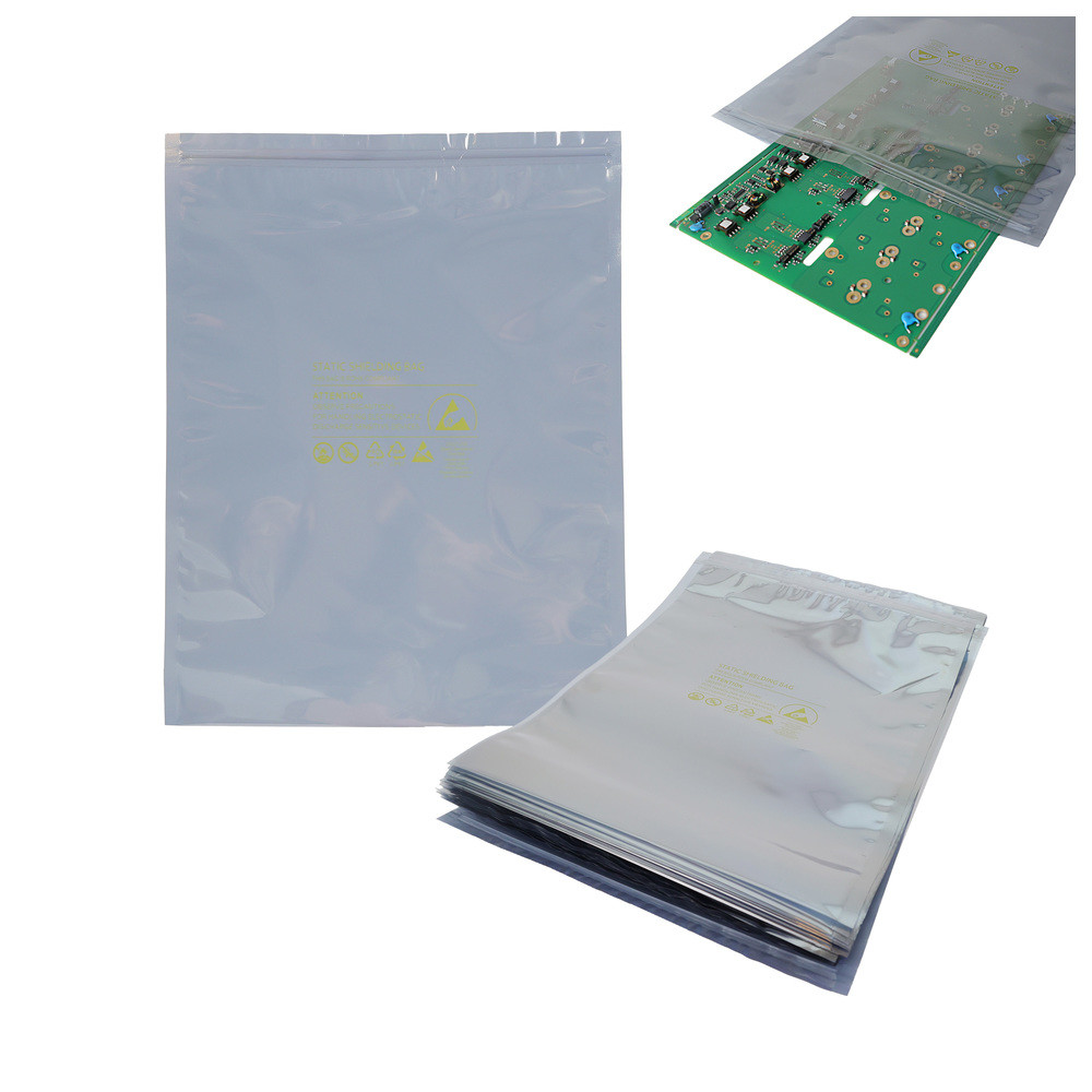 Freestat avskärmningspåse, förslutningsbar, ESD, 305 x 406 mm (100-pack)