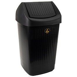 ESD wastepaper basket with swing lid