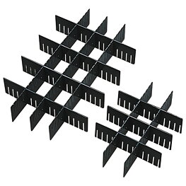Ledande slitsade skiljeväggar, ESD, 355 x 120 mm, 400 x 300/600 x 400 mm