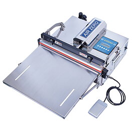 Vacuum packaging machine with stainless steel housing, 450 mm