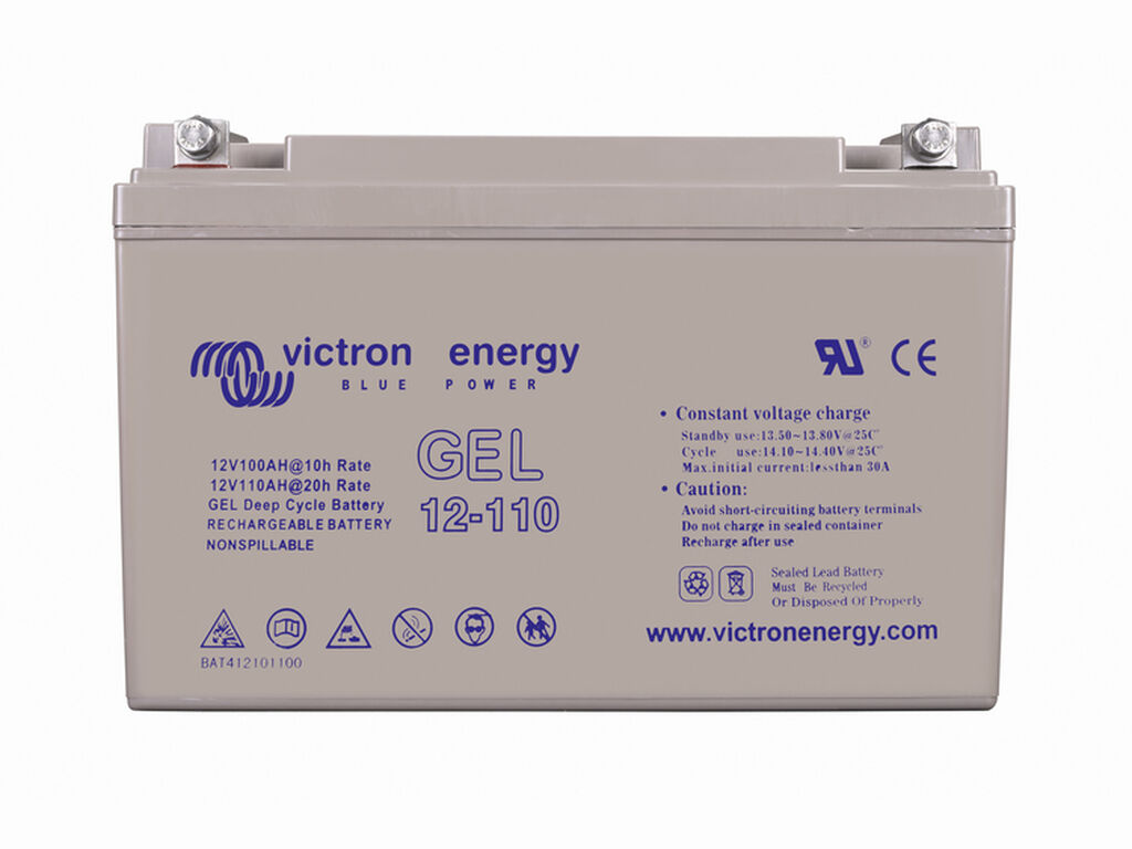 Victron 12V 110Ah Gel Deep Cycle Batteri.