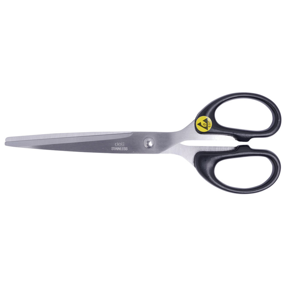 Scissors with conductive handles, ESD