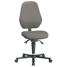Basic 2 Swivel Chair, with casters, ESD, black, permanent contact