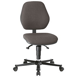 Basic 1 Swivel Chair, with glides, ESD, red, fixed/tilt