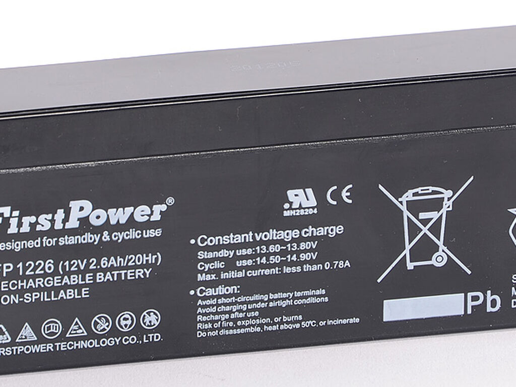 Firstpower Vrla 12v 2,6Ah