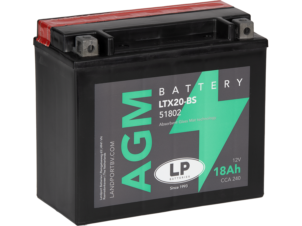 LP Mc Battery AGM 12v 18Ah YTX20-BS - 2