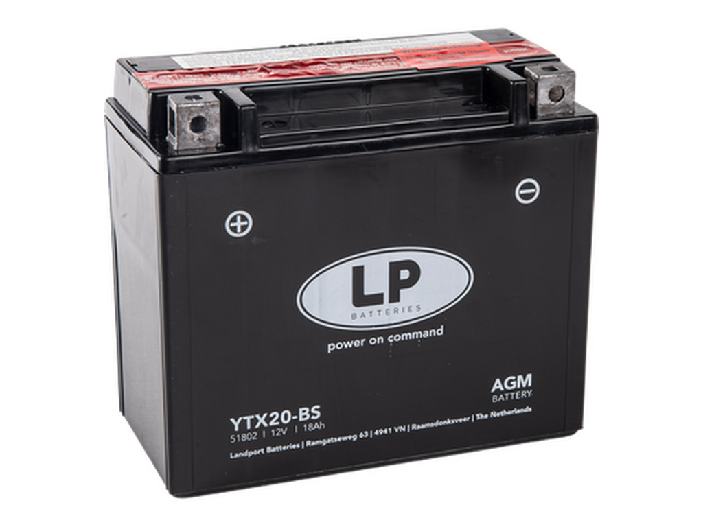 LP Mc Battery AGM 12v 18Ah YTX20-BS
