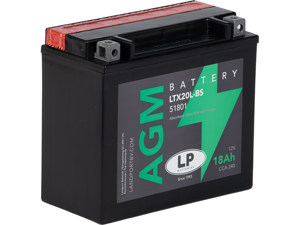 LP Mc Battery AGM 12v 18Ah YTX20L-BS. - 2