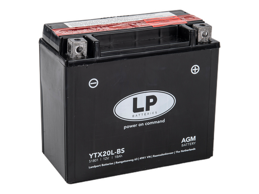 LP Mc Battery AGM 12v 18Ah YTX20L-BS.