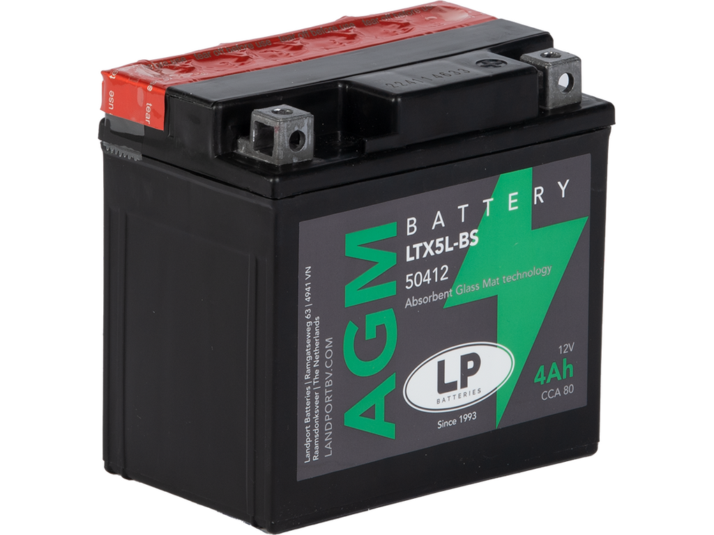 LP Mc Batteri AGM 12v 4,5Ah YTX5L-BS - 2