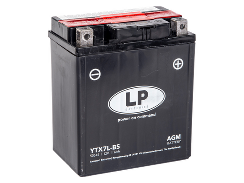 LP Mc Batteri AGM 12v 6Ah YTX7L-BS