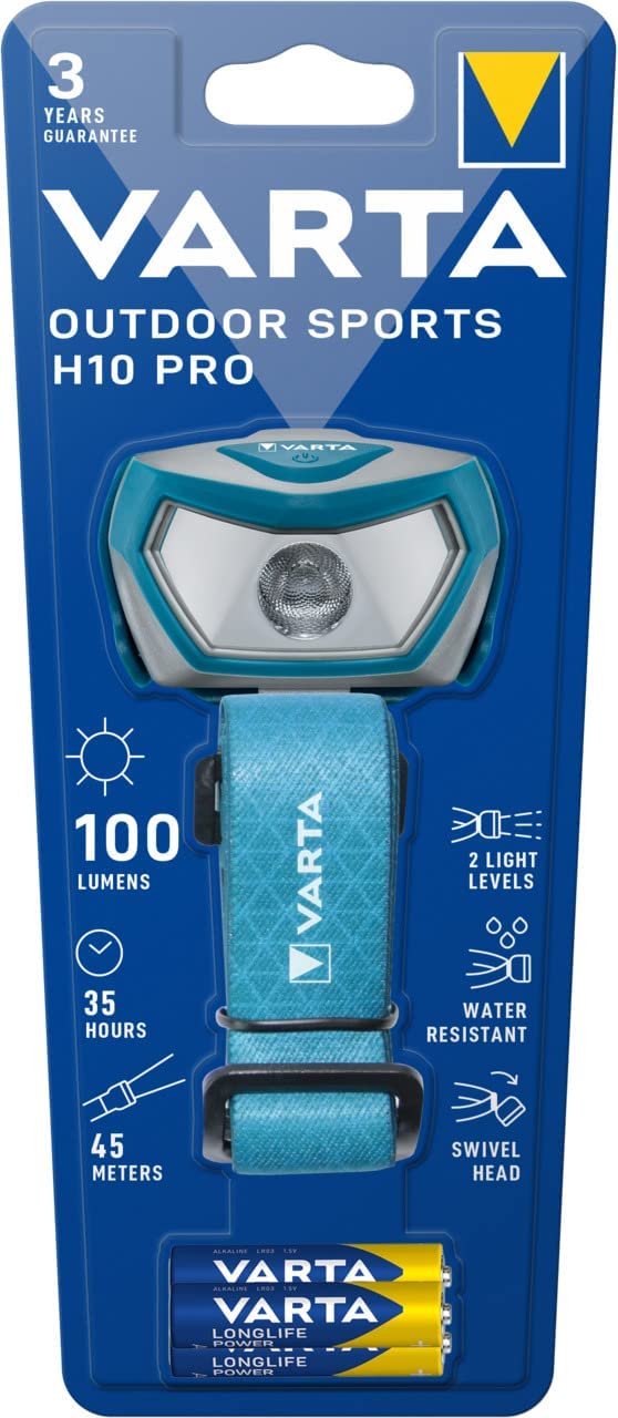 Varta Headlamp Outdoor Sports H10 Pro.100 lm 3pcs AAA included