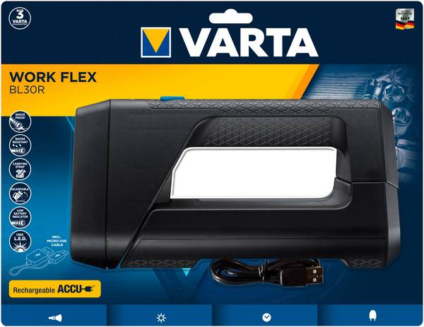 Workfles BL30R. Laddbar handstrålkastare